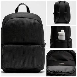 Lululemon‎ Everywhere Backpack 22L Knit Mesh Black NWT